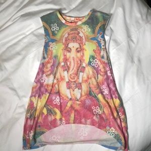 Urban Outfitters colorful muscle tank